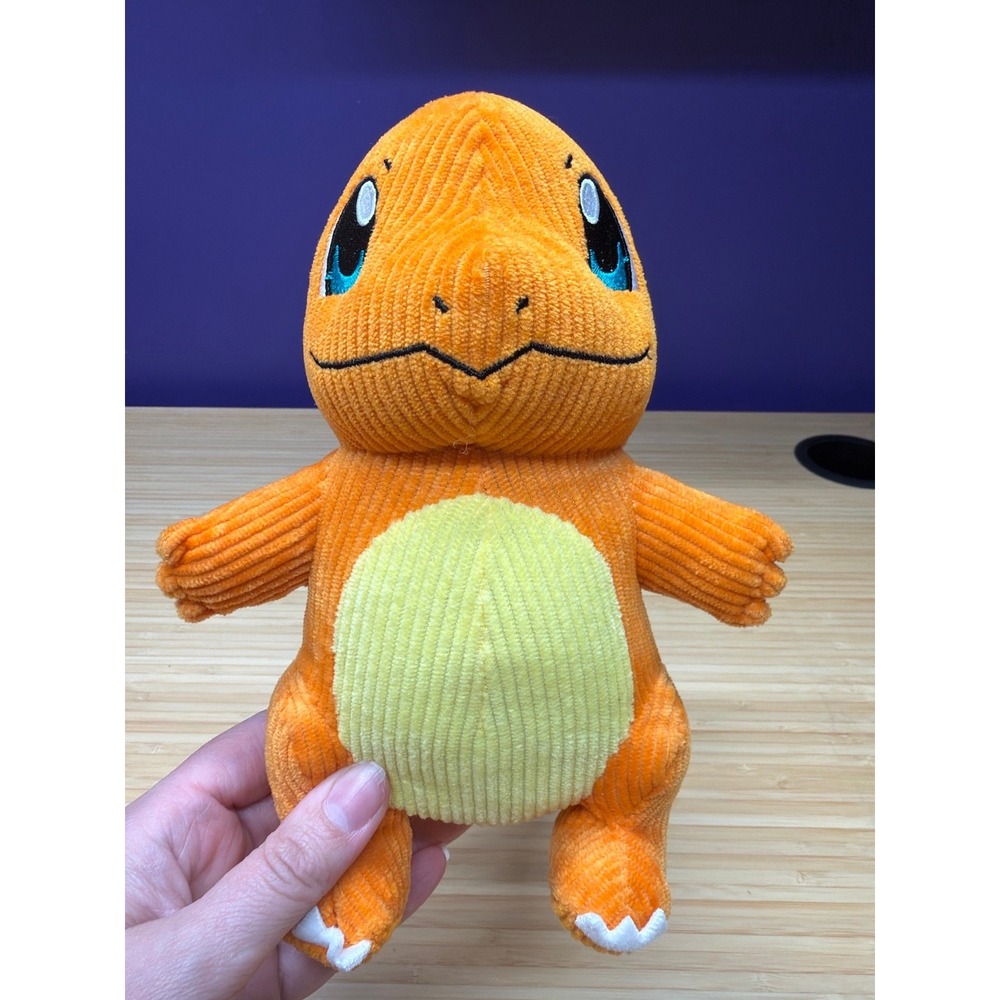 Pokemon Charmander Plush 8.5" Jazwares 2022 Stuffed Animal Toy Orange